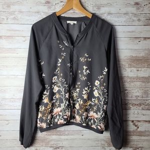 Maurices, Zip up Blouse, Size M